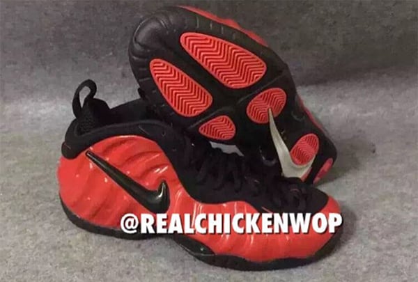 Nike Air Foamposite Pro Black Red 2016