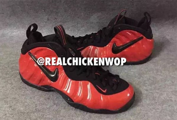 Nike Air Foamposite Pro Black / Red 2016 – First Look