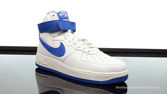 air force 1 high blue and white