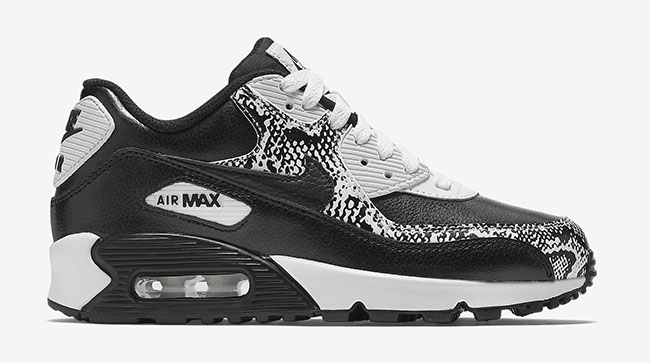 Nike Air Max 90 Black White Cheetah Snakeskin