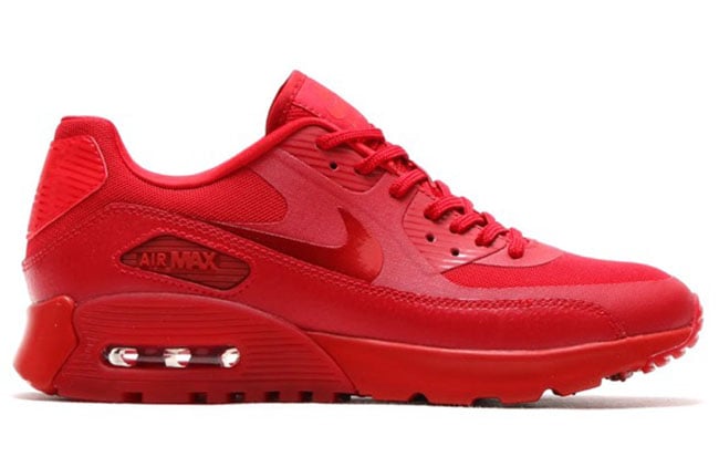 red on red nike air max