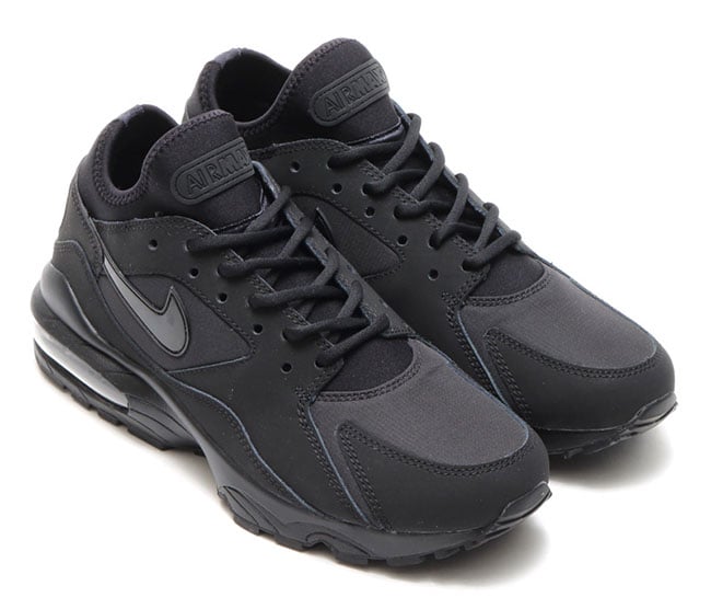 nike air max 93 triple black