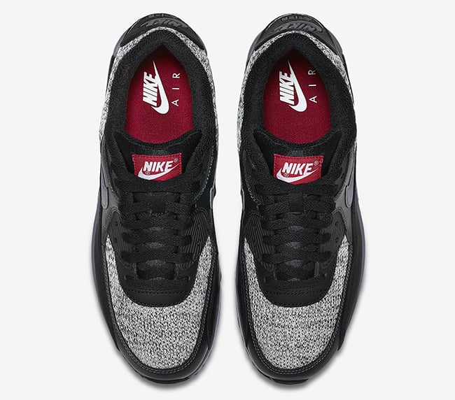 Nike Air Max 90 Essential Winter Black Grey Red
