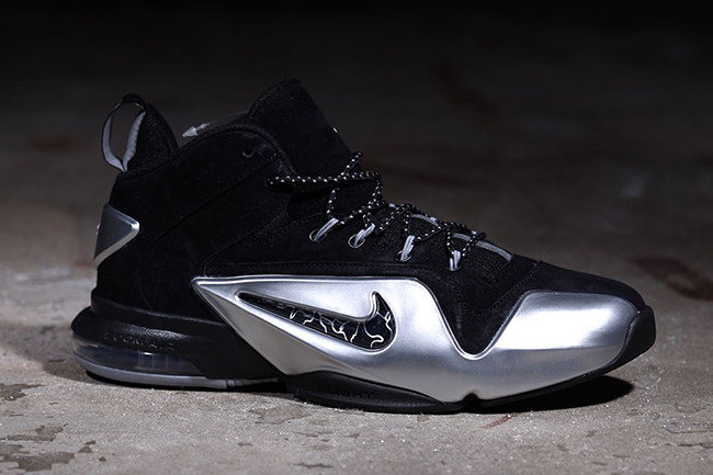 Nike Air Penny 6 Black Metallic Silver