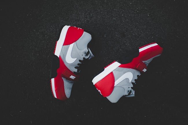 Nike Air Trainer 1 Mid Wolf Grey University Red