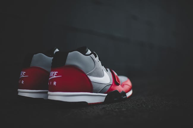 Nike Air Trainer 1 Mid Wolf Grey University Red