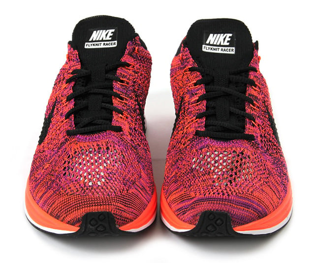 Nike Flyknit Racer Hyper Orange Vivid Purple