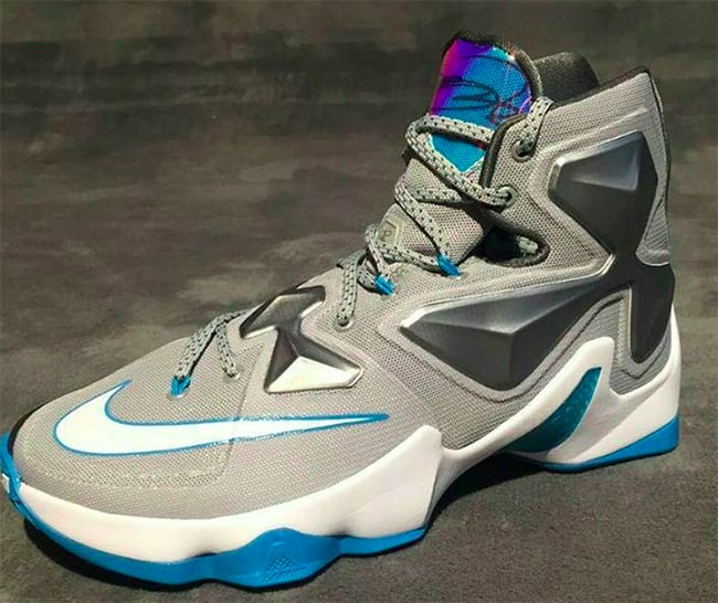 Nike LeBron 13 Grey Blue White