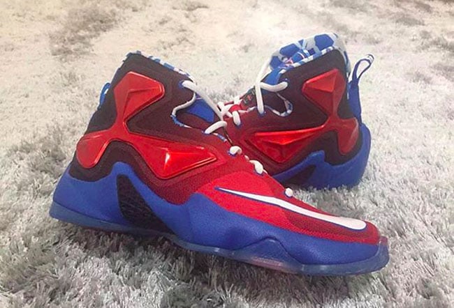 lebron 13 red and blue