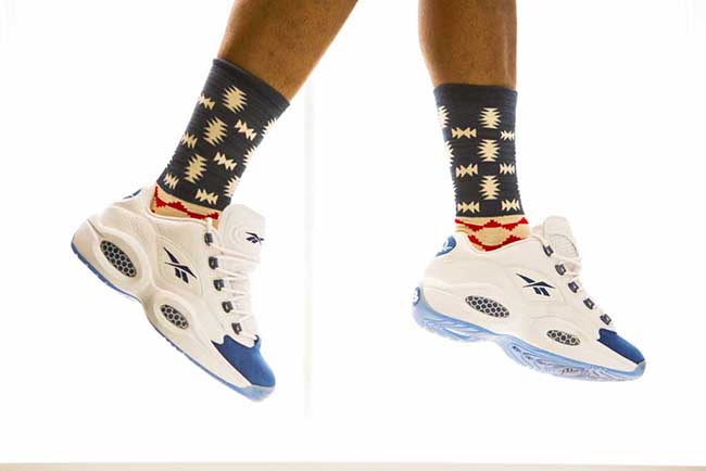 reebok question low blue