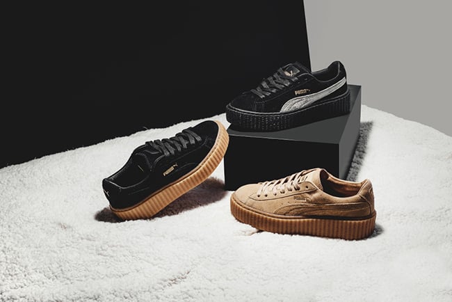 rihanna x puma suede creeper collection