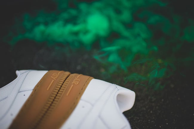 White Gum Nike Air Force 1 Low