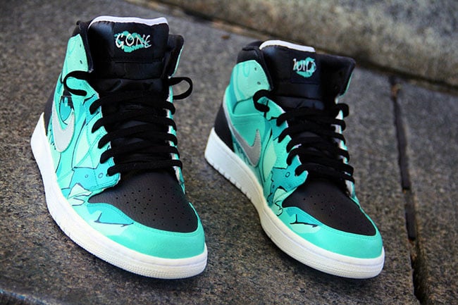 Air Jordan 1 Tiffany Gone Wild Custom