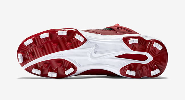 Air Jordan 4 Cleats Gym Red White