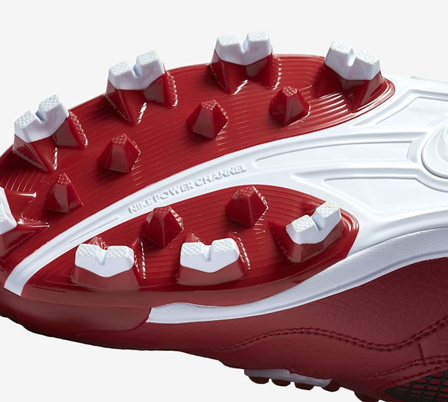 Air Jordan 4 Cleats Gym Red White