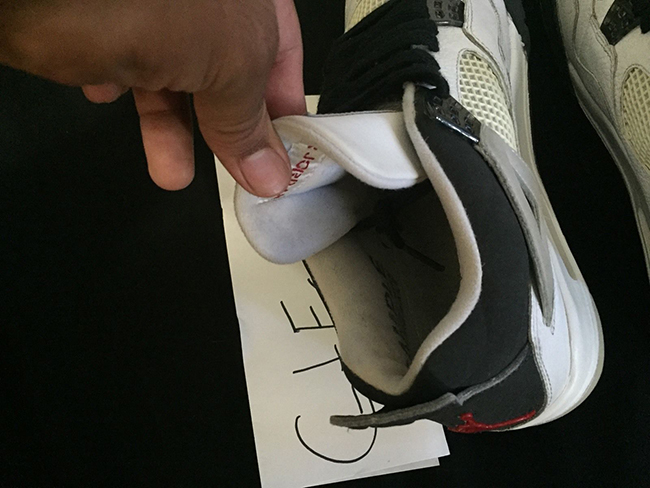 Air Jordan 4 White Black 2006 Sample