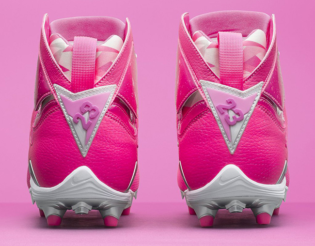 Air Jordan 7 Cleats Breast Cancer Awareness