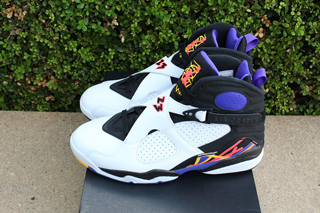 jordan 8 3 peat on feet