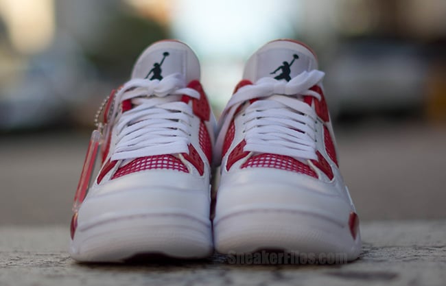 Alternate 89 Air Jordan 4 White Red