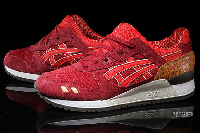 Asics Gel Lyte III ‘Fiery Red’