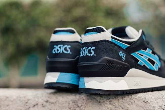 Asics Gel Respector Black Atomic Blue