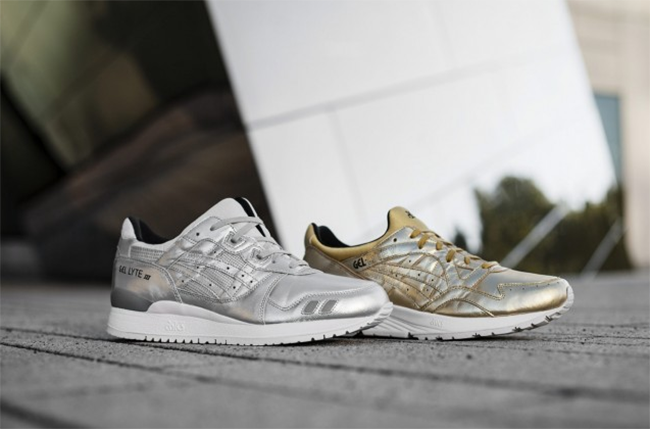 Asics ‘Metallic Champagne’ Pack for Holiday 2015