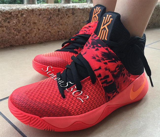 Bright Crimson Nike Kyrie 2