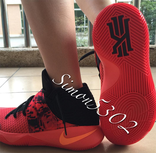 Bright Crimson Nike Kyrie 2