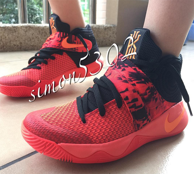 Bright Crimson Nike Kyrie 2