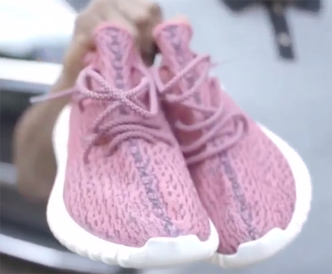 Diddy Dyes his Yeezy Boost Pink for Breast Cancer Awareness