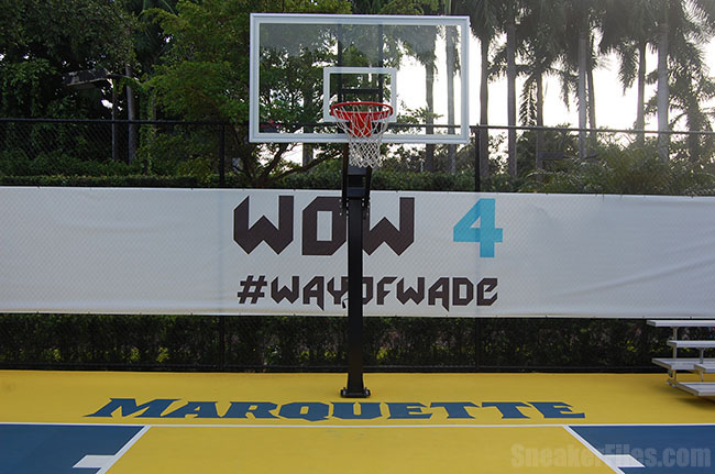 Dwyane Wade Private Basketball Court