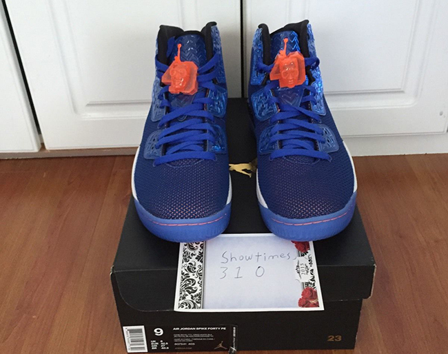 Jordan Air Spike 40 Knicks Blue