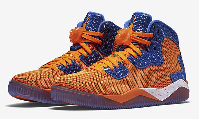 Knicks Orange Jordan Air Spike 40