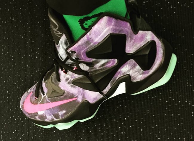 LeBron James Shows His NikeiD LeBron 13