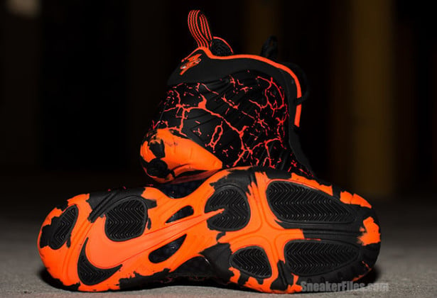 Nike Little Posite One Lava Magma Black Crimson | SneakerFiles