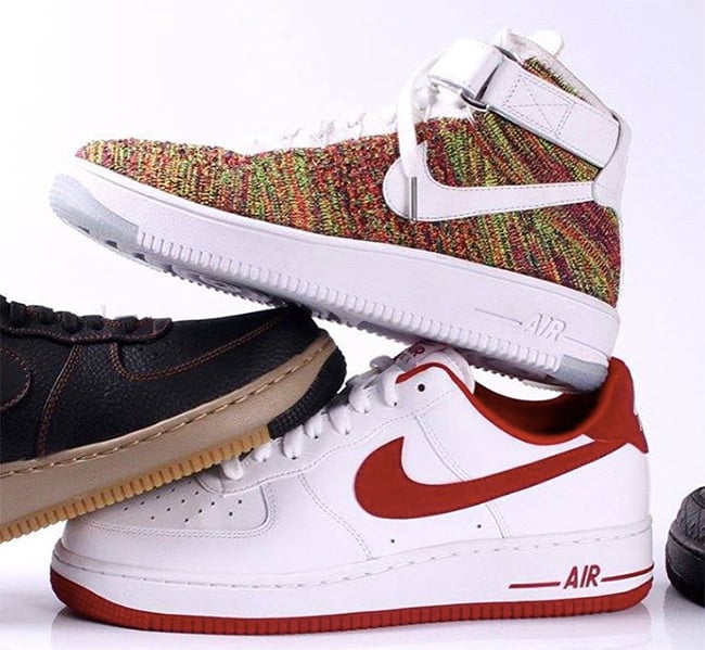 Multicolor Nike Flyknit Air Force 1