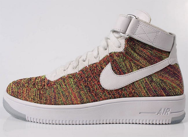 Multicolor Nike Flyknit Air Force 1