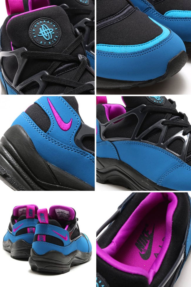 Nike Air Huarache Light FB Black Purple Blue