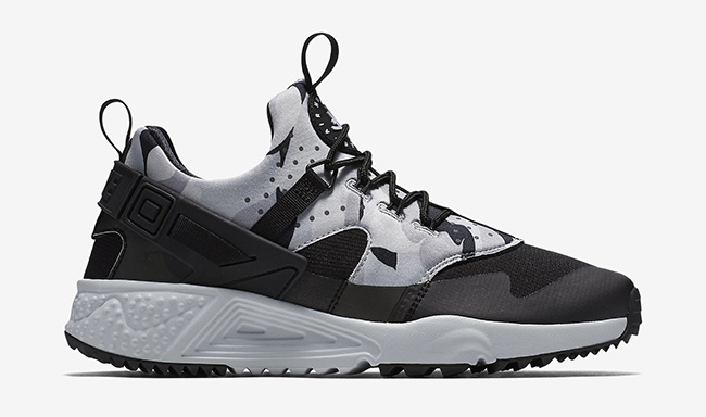 Nike Air Huarache Utility Pure Platinum Black Grey