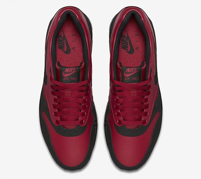 Nike Air Max 1 Leather Premium Gym Red Black