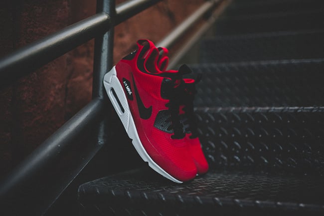 nike air max 90 mid winter gym red