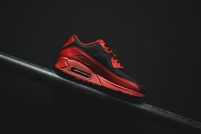Nike Air Max 90 Winter Premium Gym Red Black