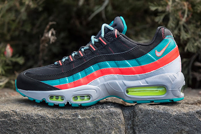 Nike Air Max 95 Solar Red Emerald Volt