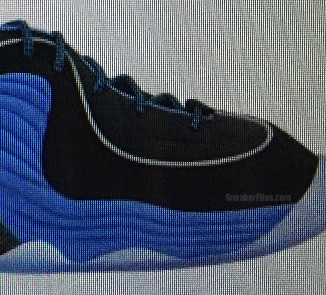 Nike Air Penny 2 Black University Blue 2016