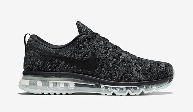 Nike Flyknit Air Max Black Grey