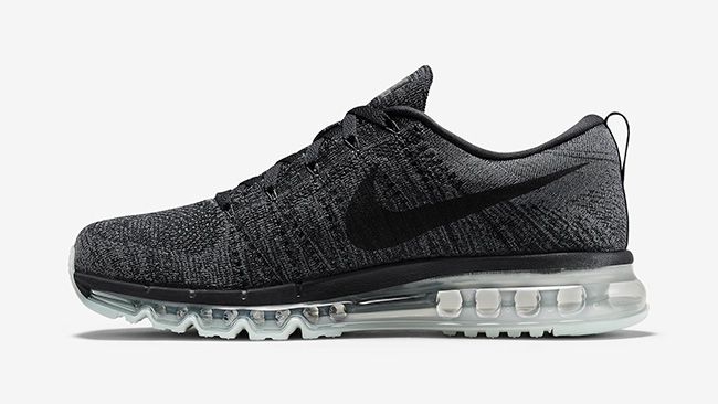 Nike Flyknit Air Max Black Grey