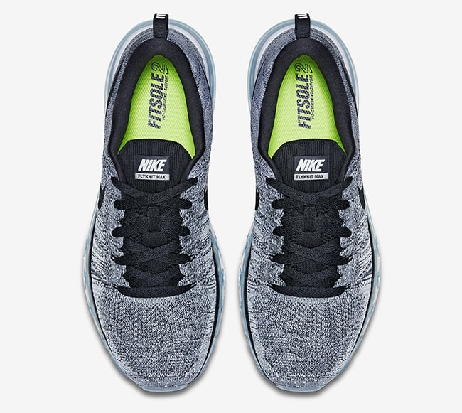 Nike Flyknit Air Max White Black