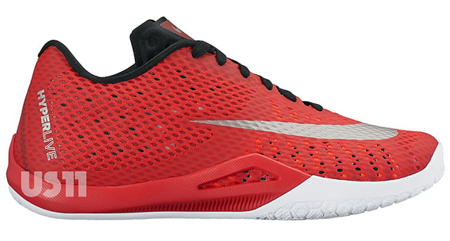 Nike Hyperlive Red Grey Black