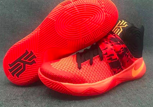 Nike Kyrie 2 Bright Crimson Atomic Orange