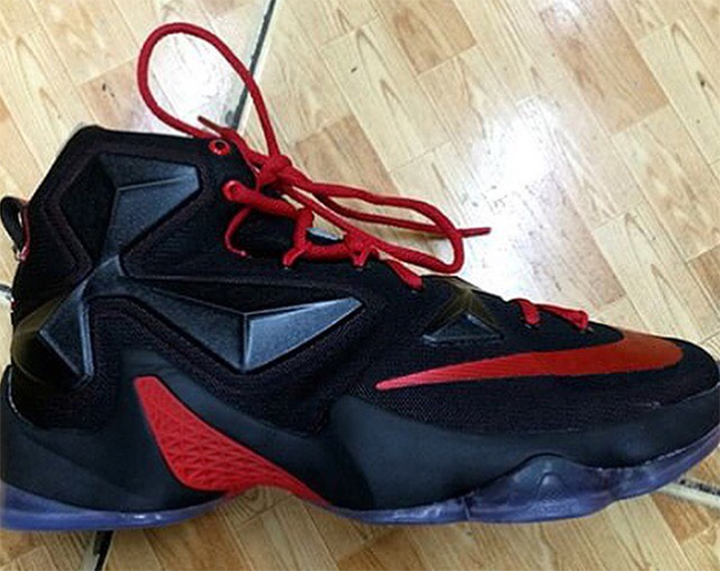 Nike LeBron 13 Bred Black Red